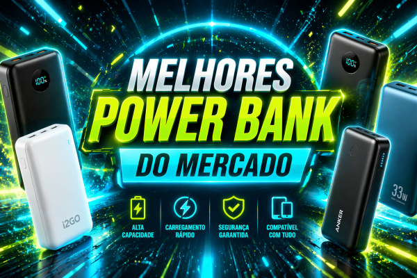 Melhores power banks do mercado